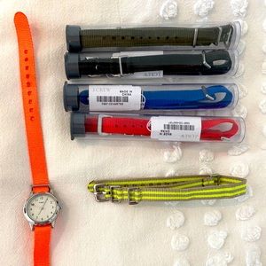 J. Crew watch and interchangeable bands